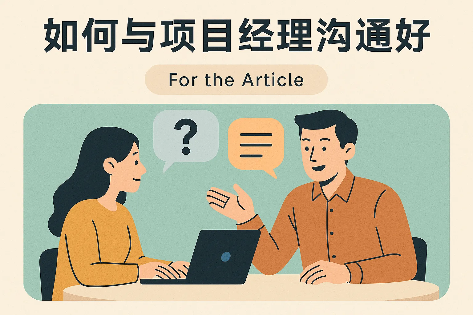 如何与项目经理沟通好