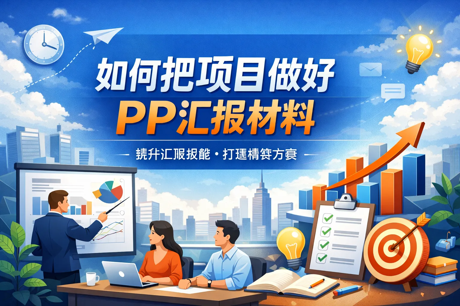 如何把项目做好pp汇报材料