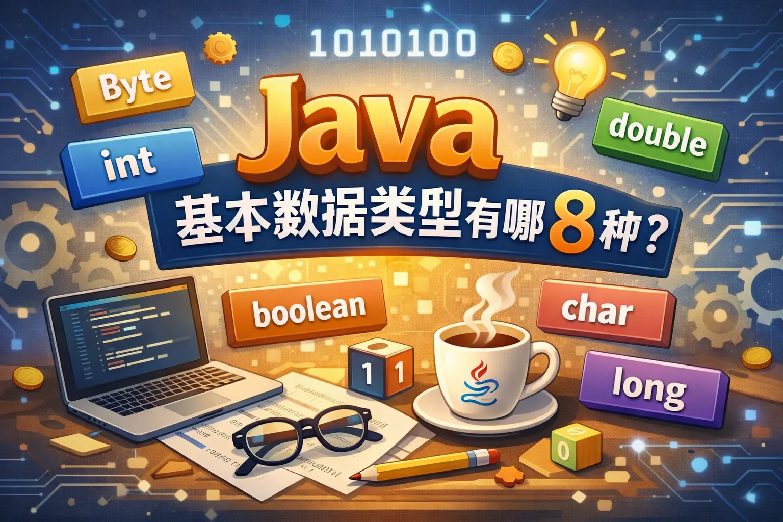 java基本数据类型有哪8种