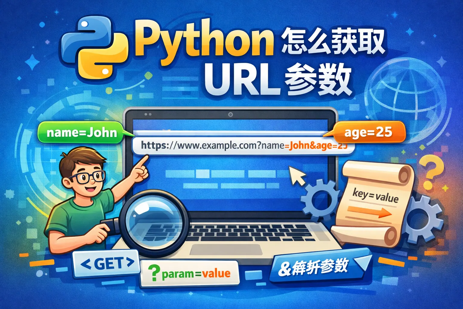 python怎么获取url参数