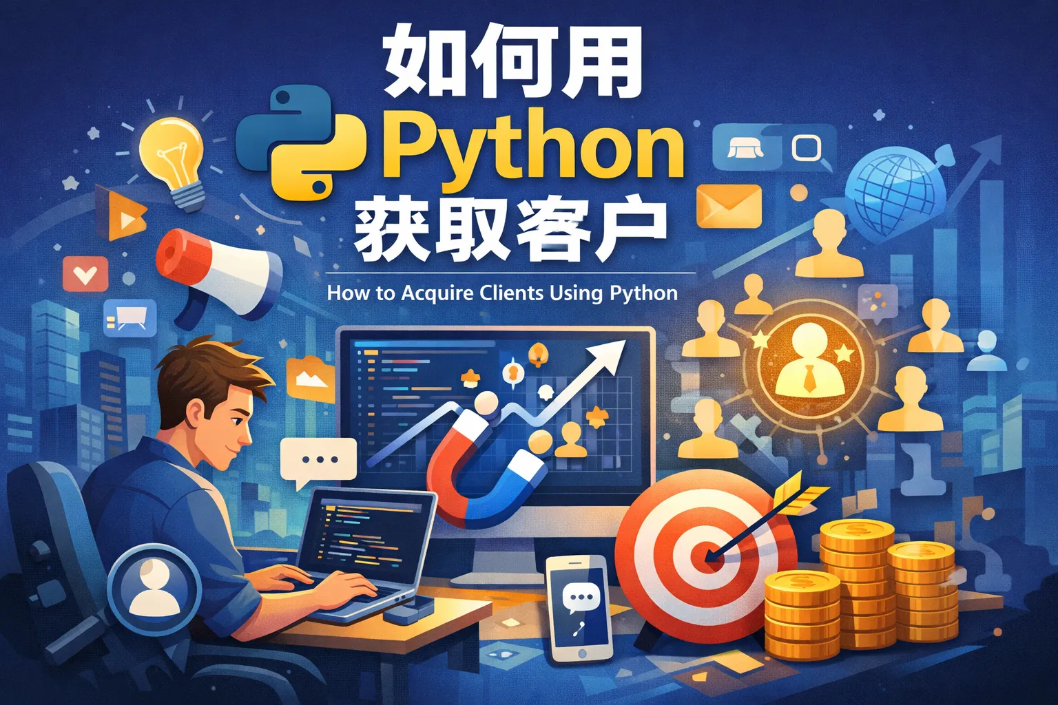 如何用python获取客户