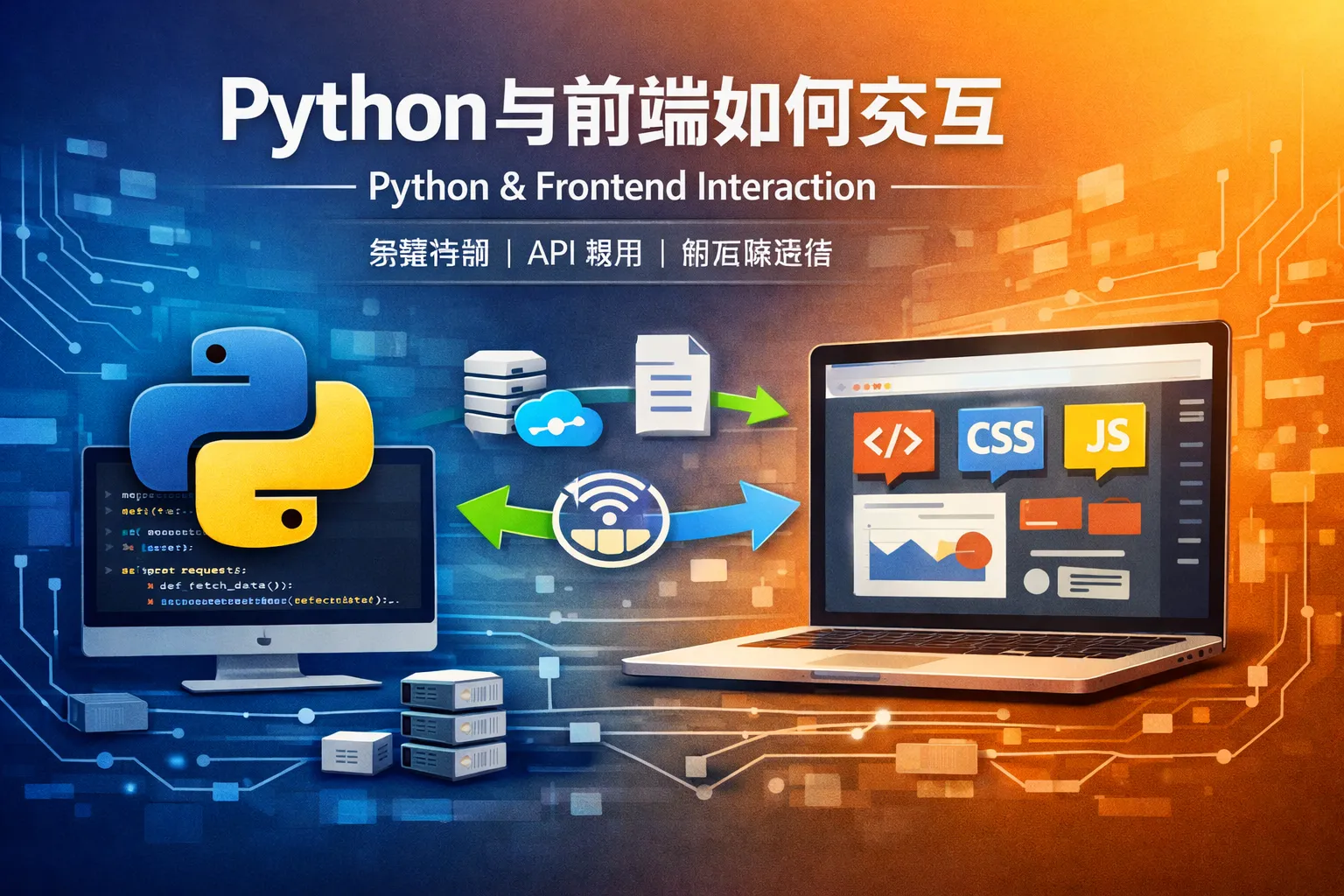 python与前端如何交互