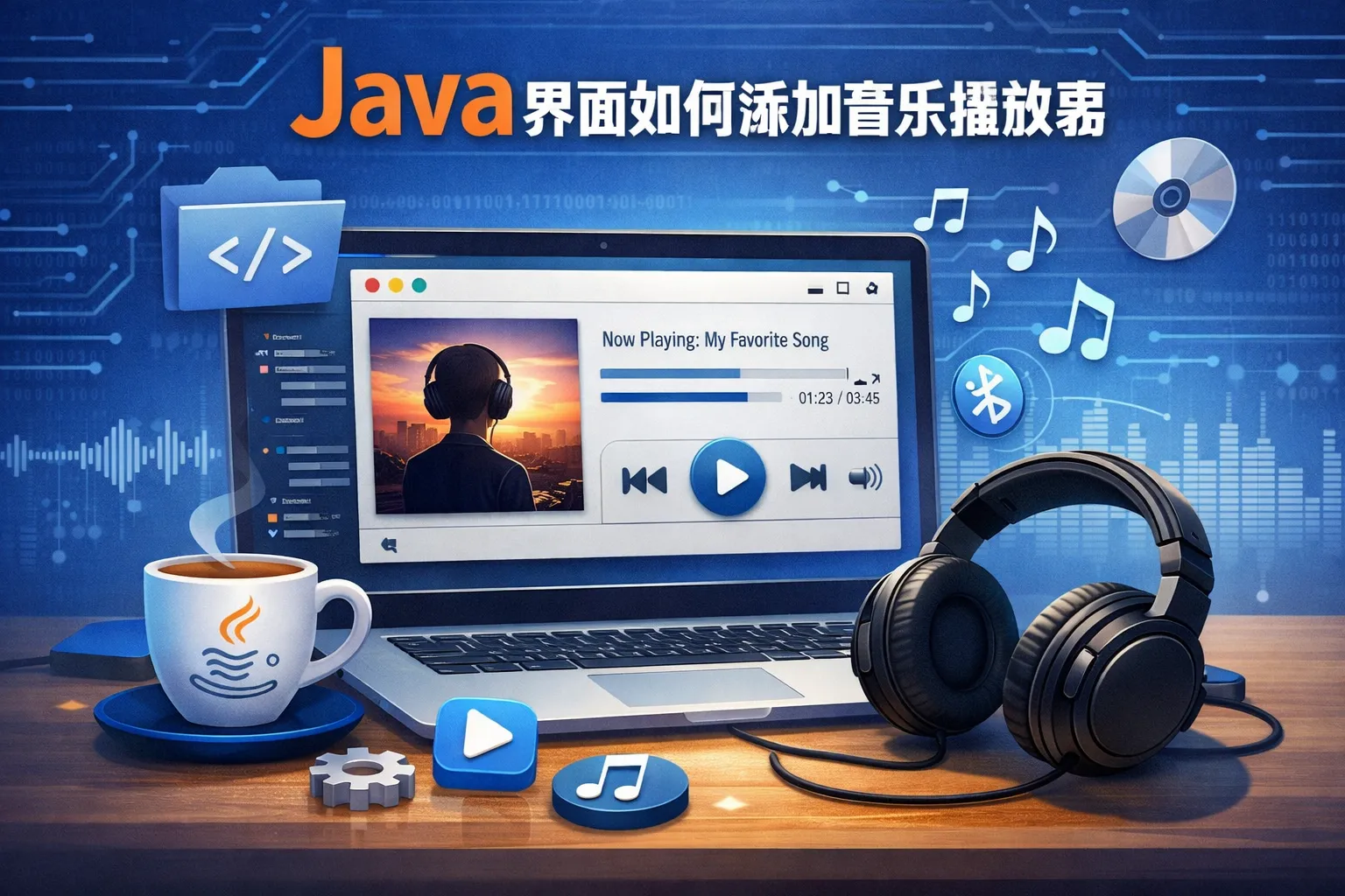 java界面如何添加音乐播放器