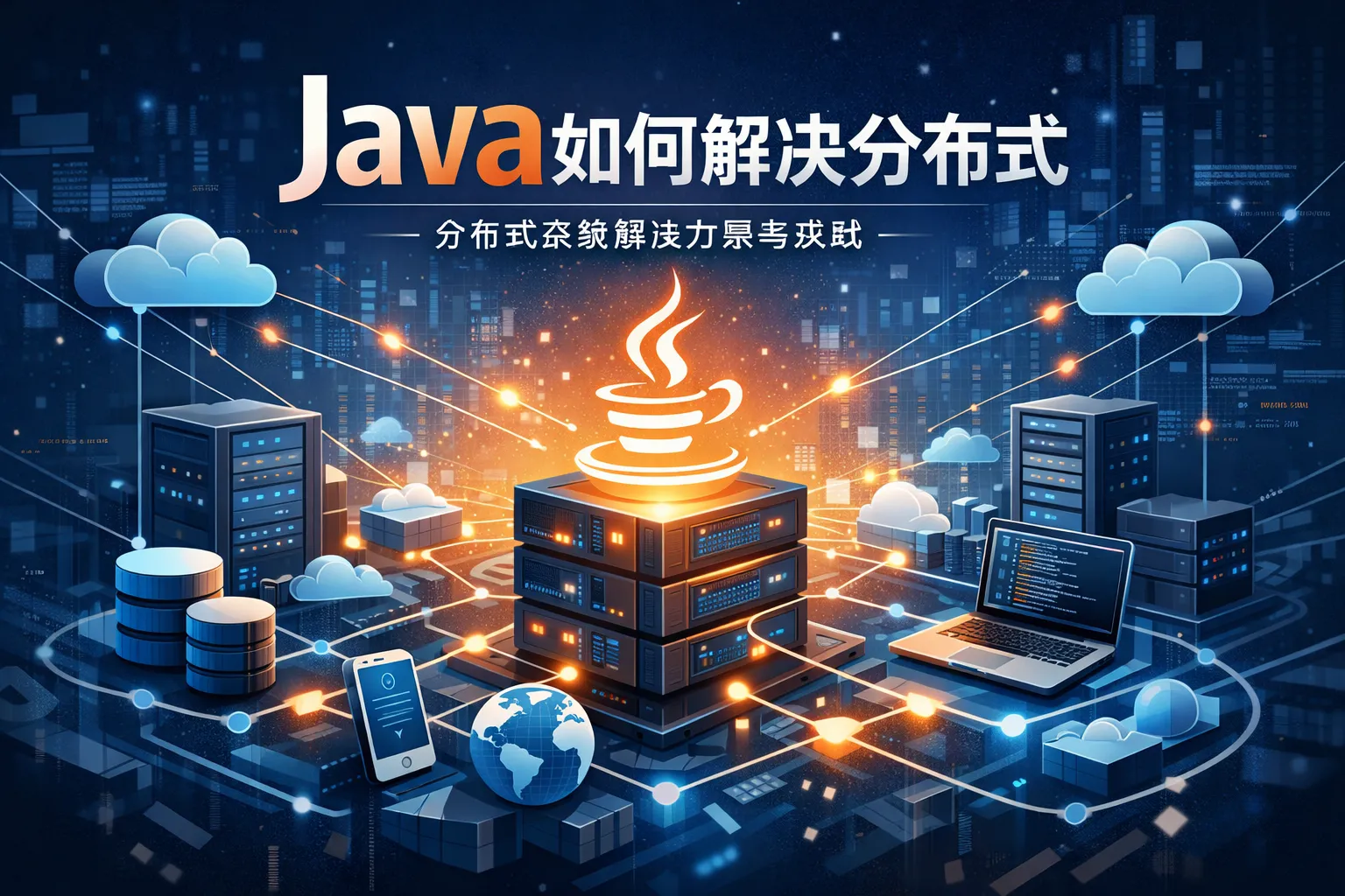 java如何解决分布式