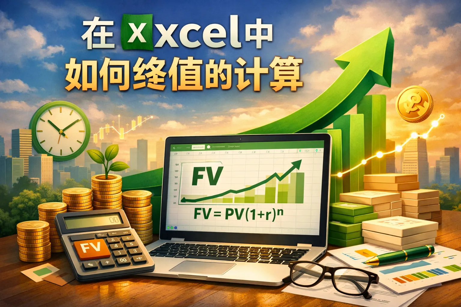 在excel中如何终值的计算
