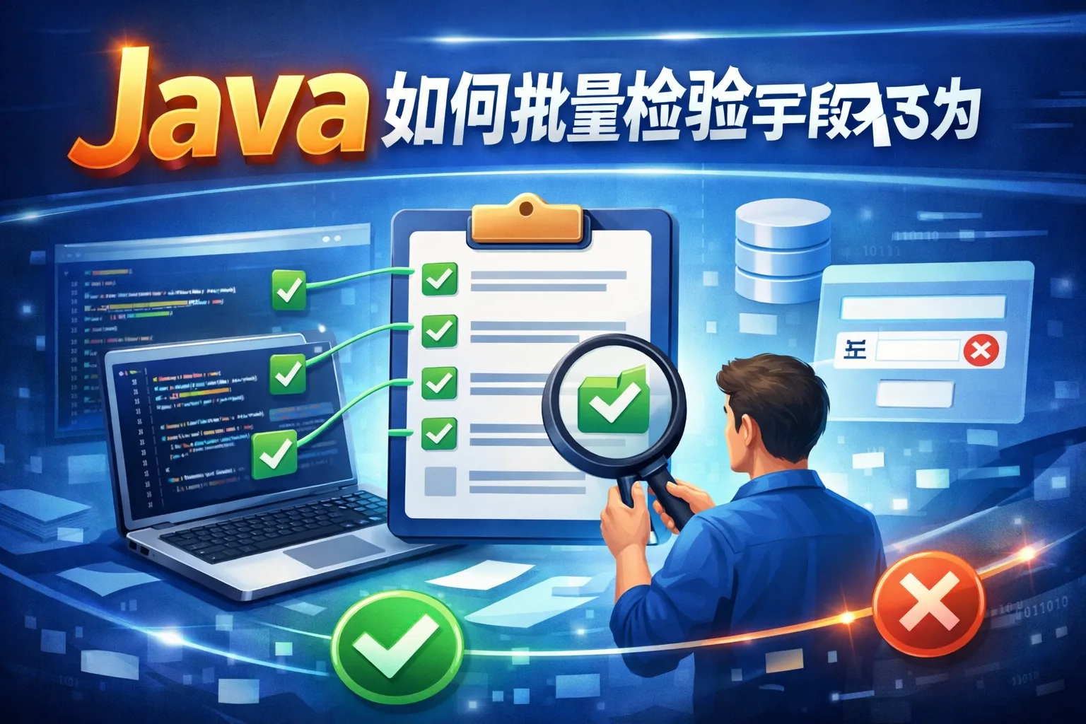Java如何批量检验字段不为空