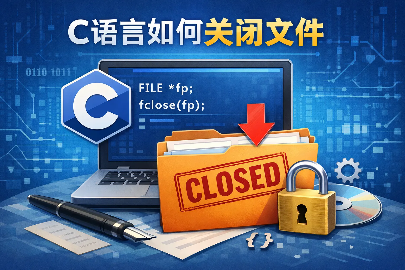 c语言如何关闭文件