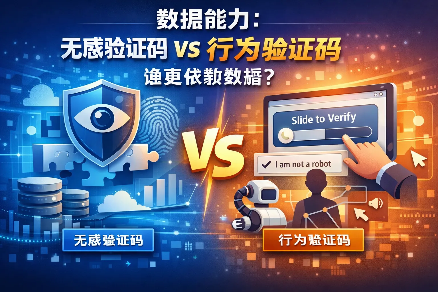 数据能力:无感验证码vs行为验证码,谁更依赖数据?
