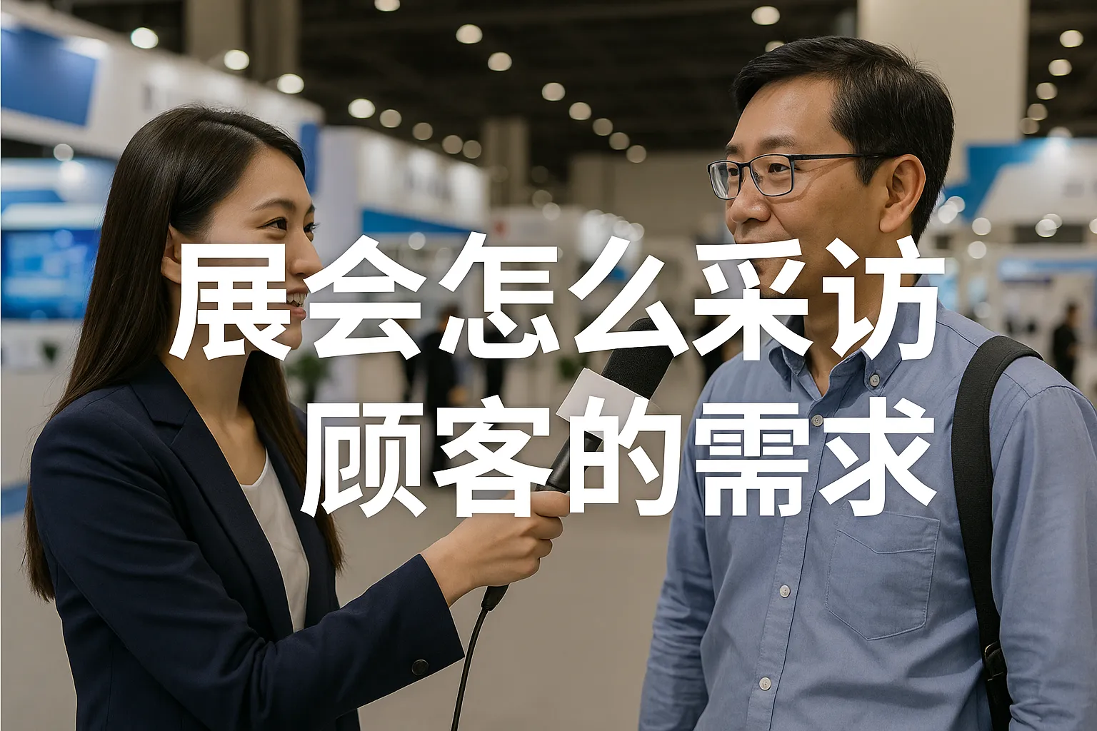 展会怎么采访顾客的需求