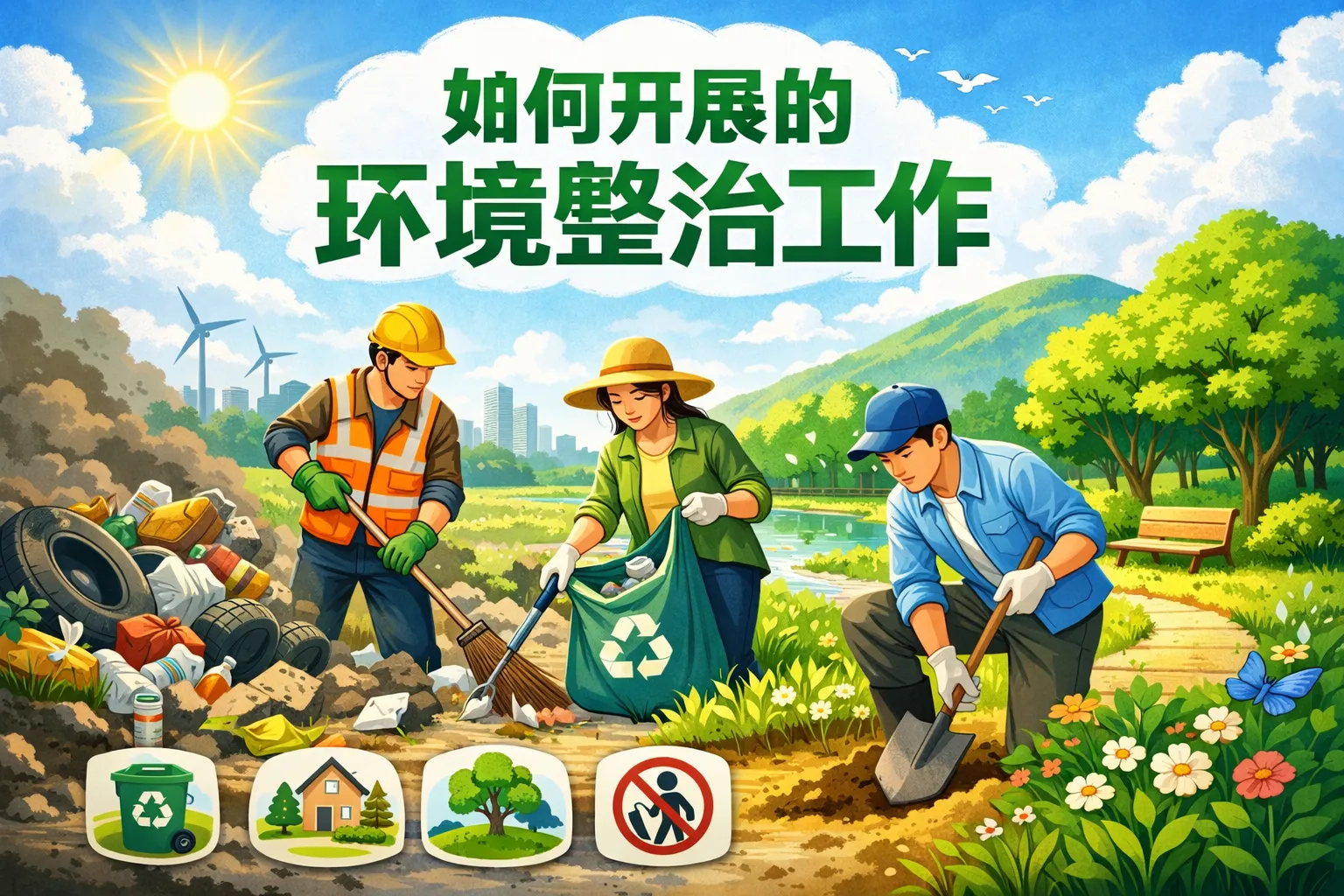 如何开展的环境整治工作