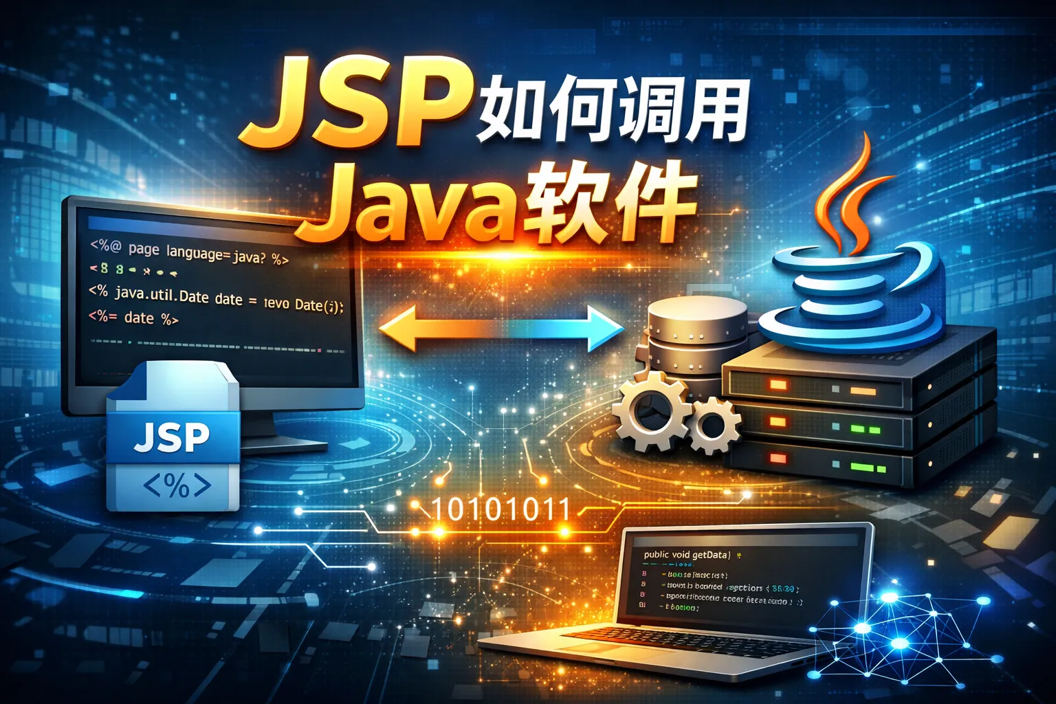 jsp如何调用java软件