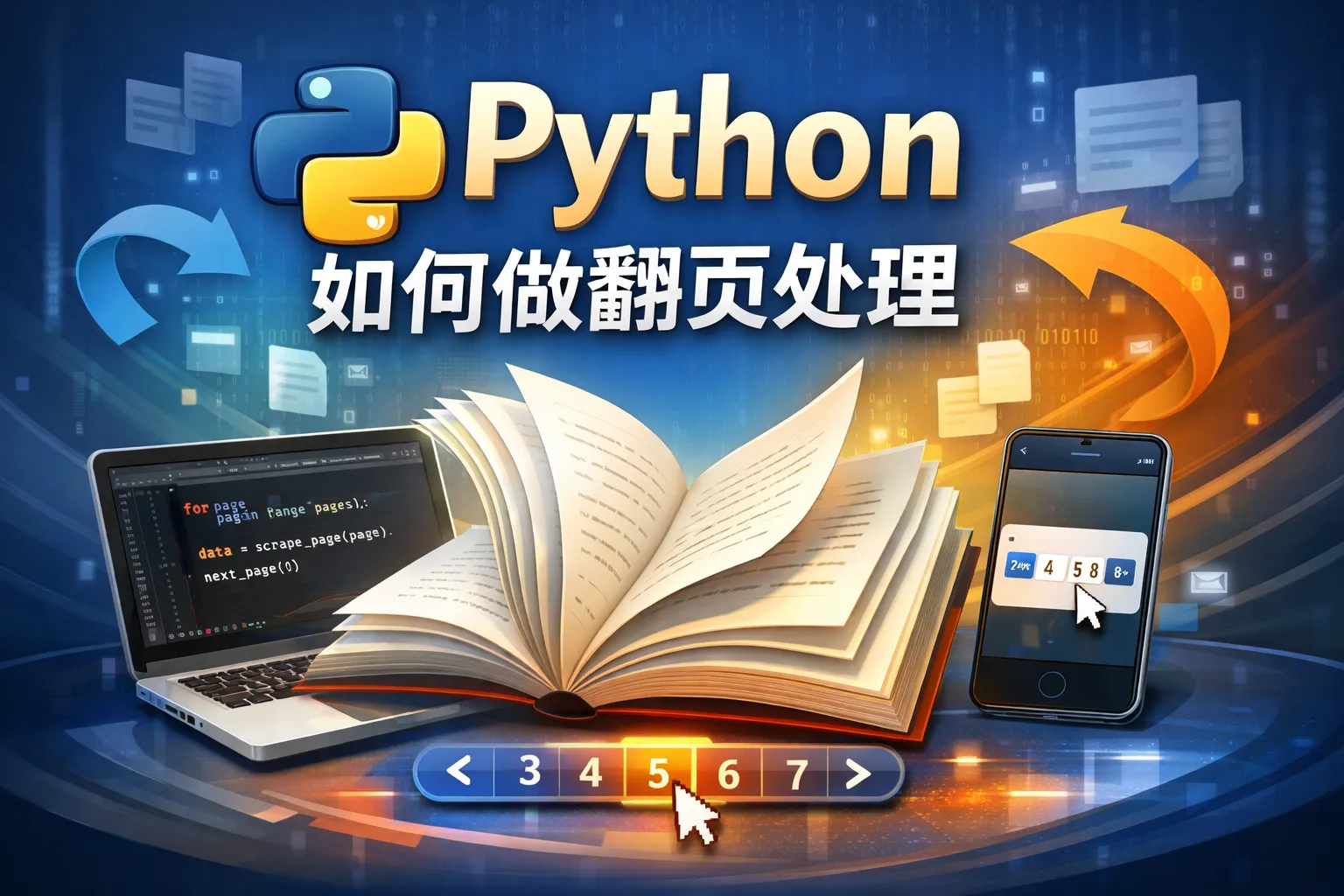 python如何做翻页处理