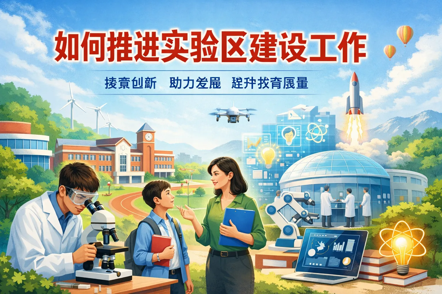 如何推进实验区建设工作