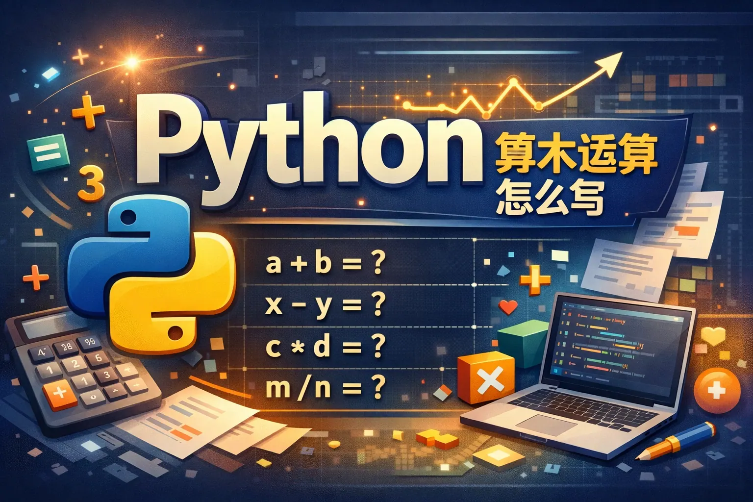 python算术运算怎么写