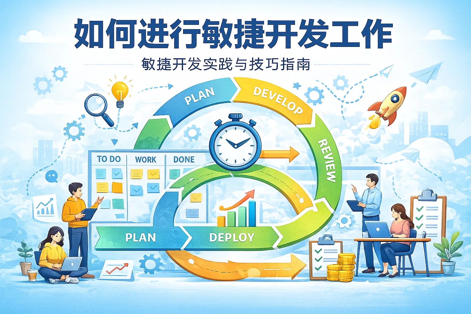 如何进行敏捷开发工作