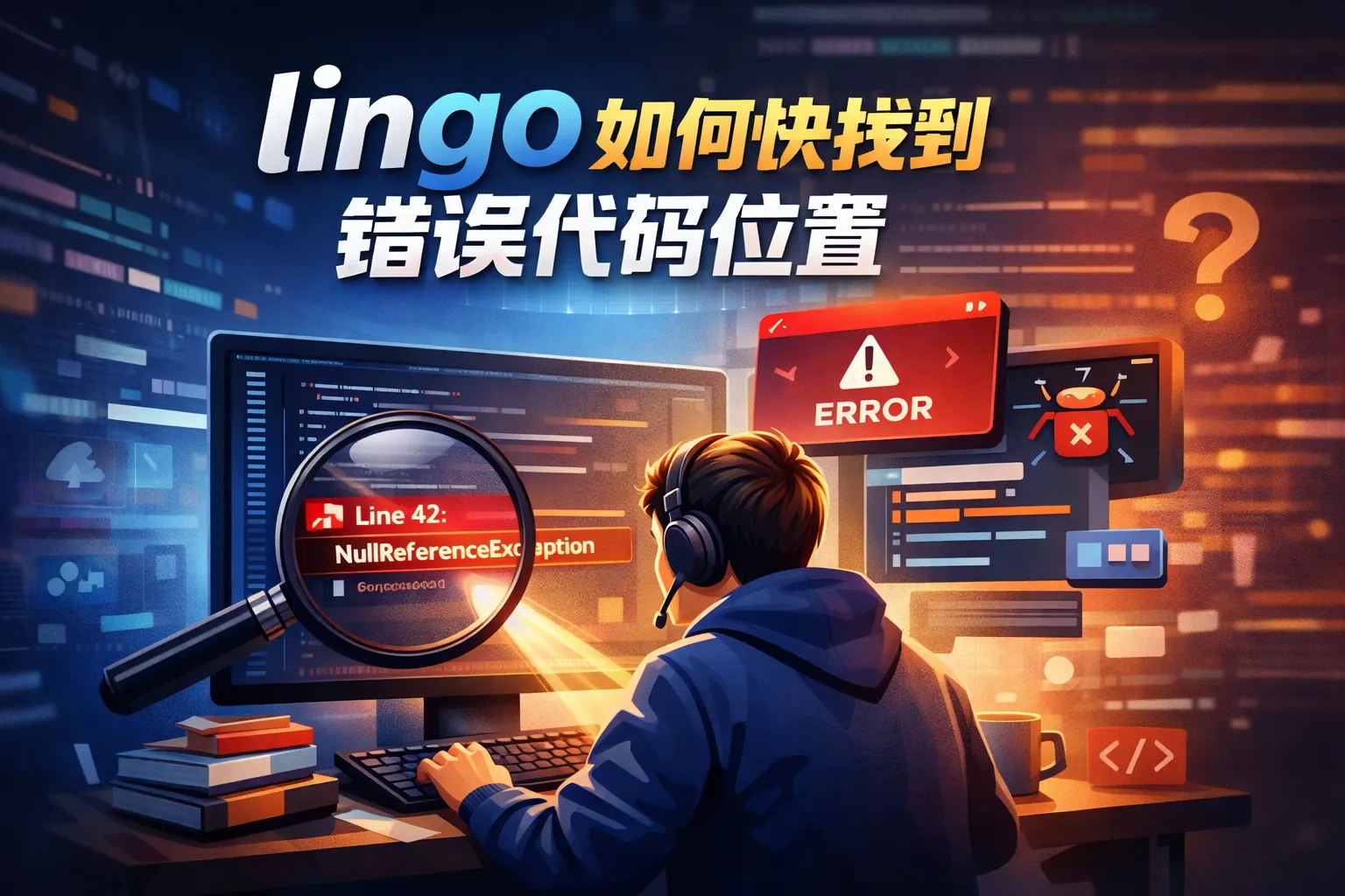 lingo如何快速找到错误代码位置