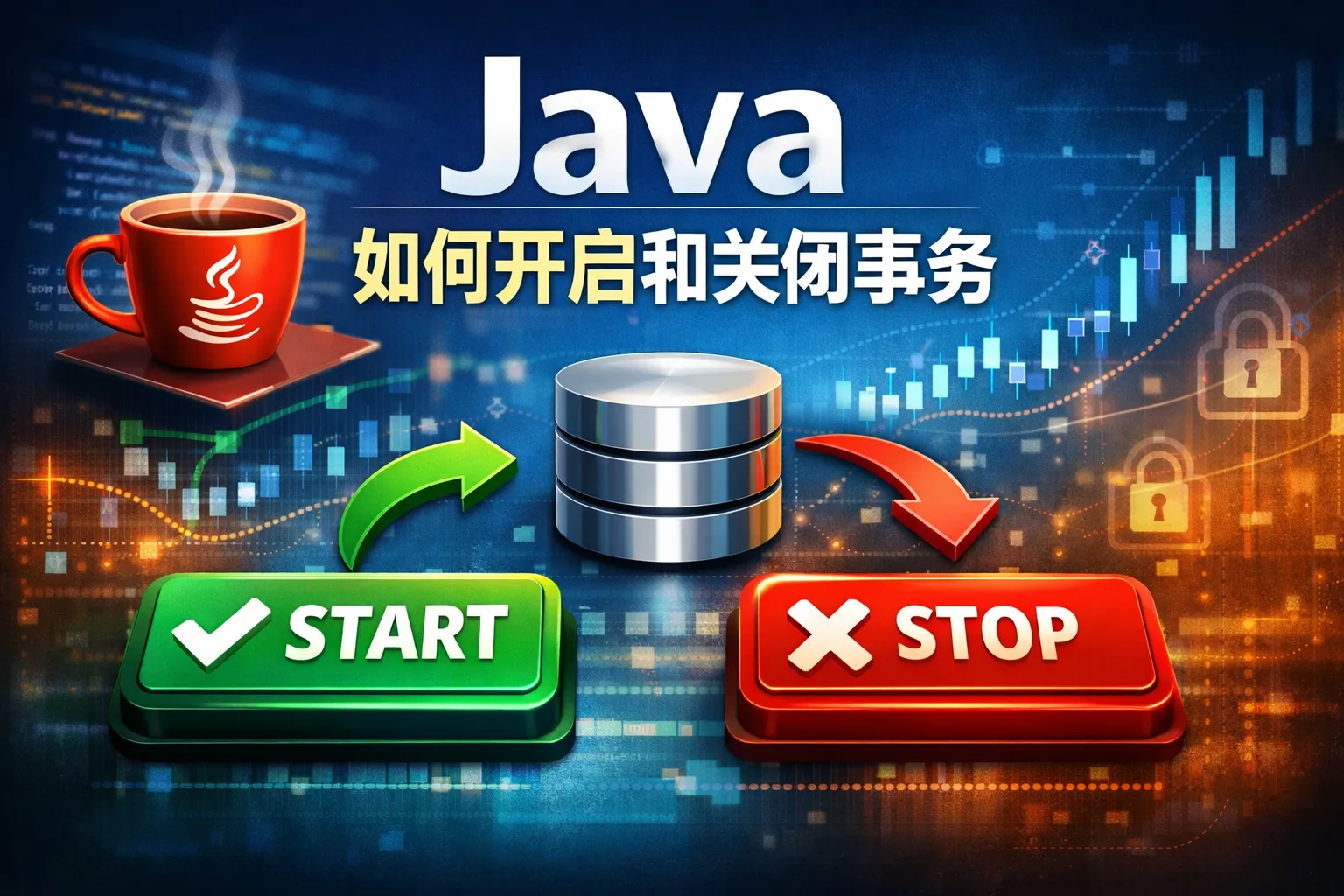 java如何开启和关闭事务