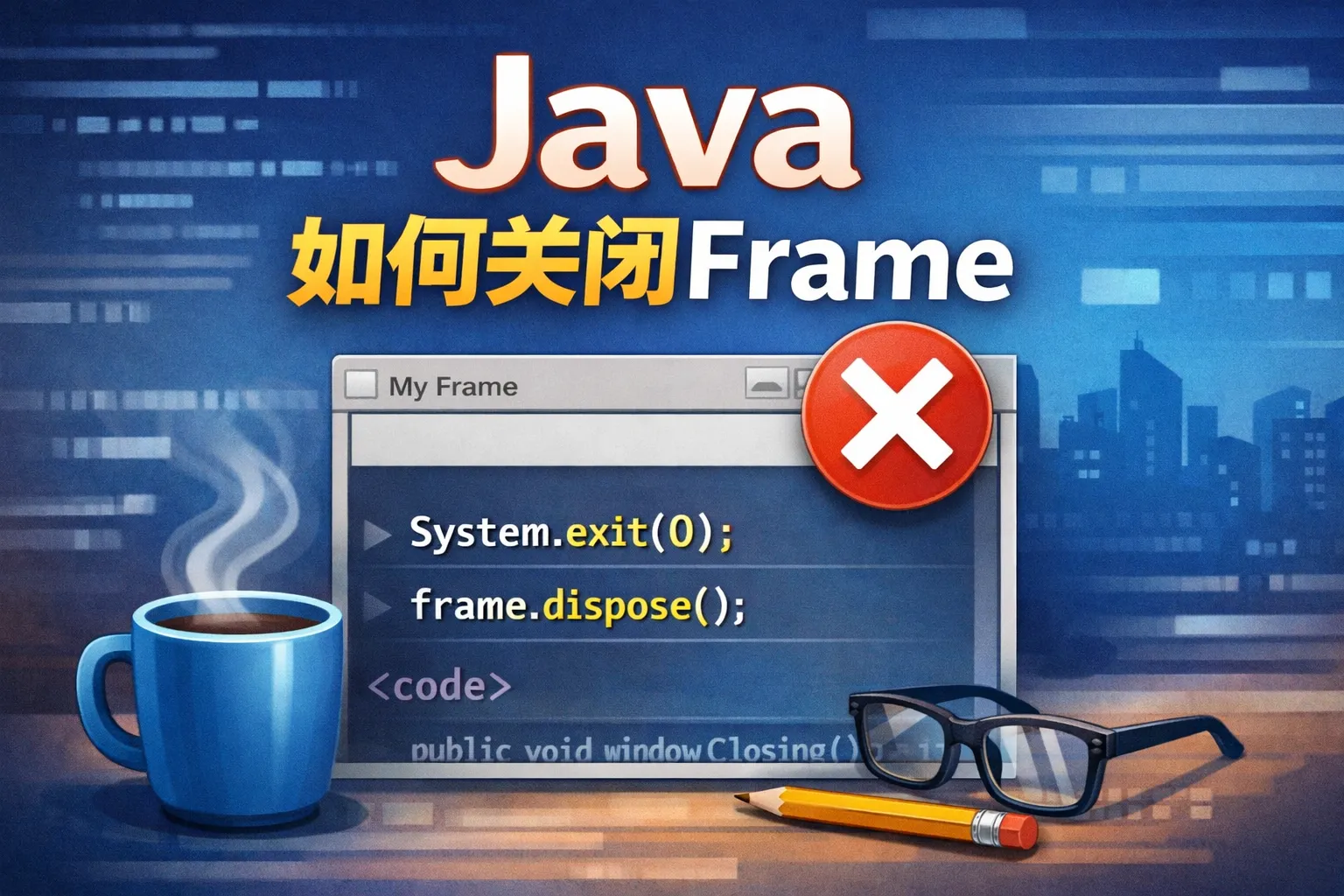 java 如何关闭frame