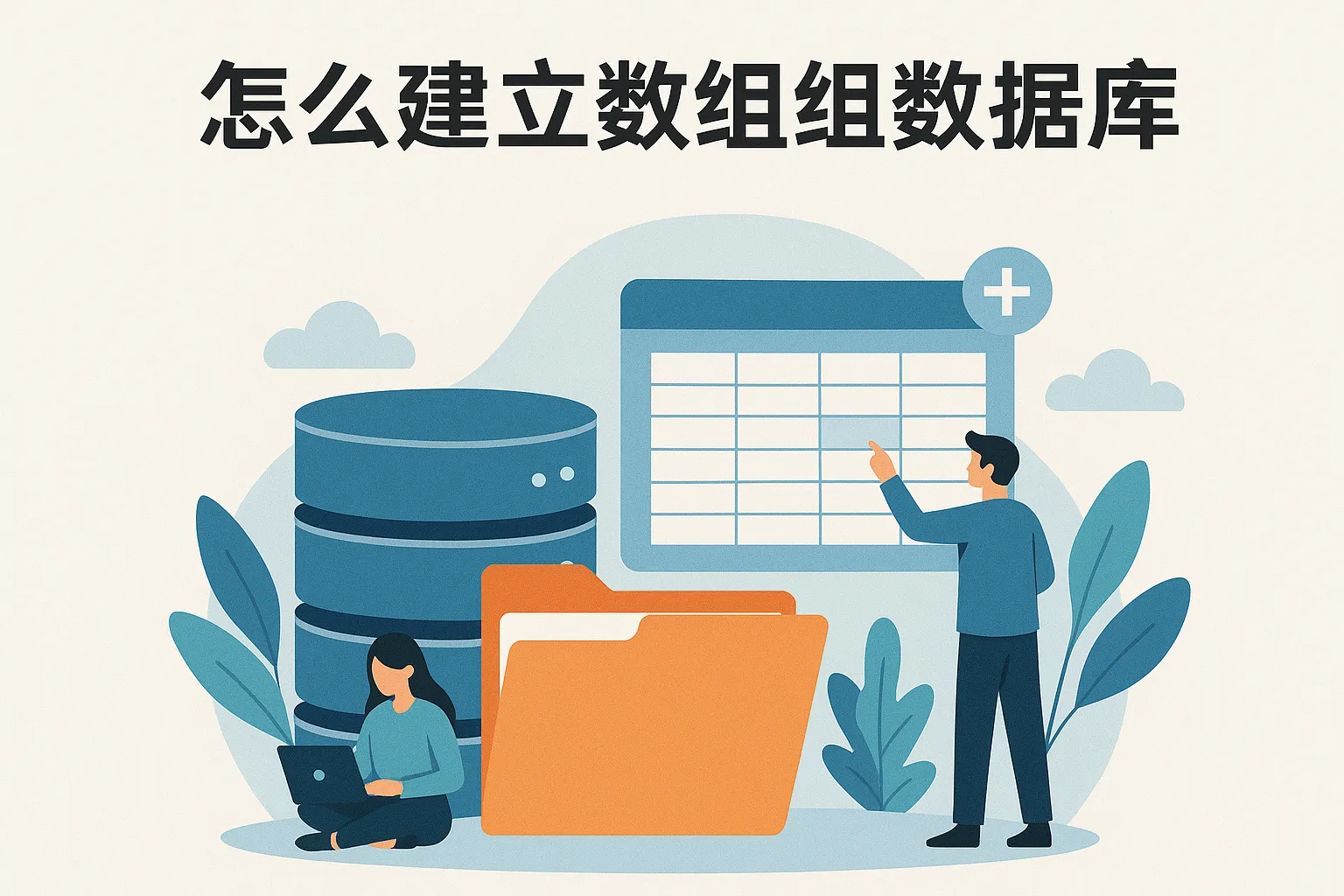 怎么建立数据组数据库