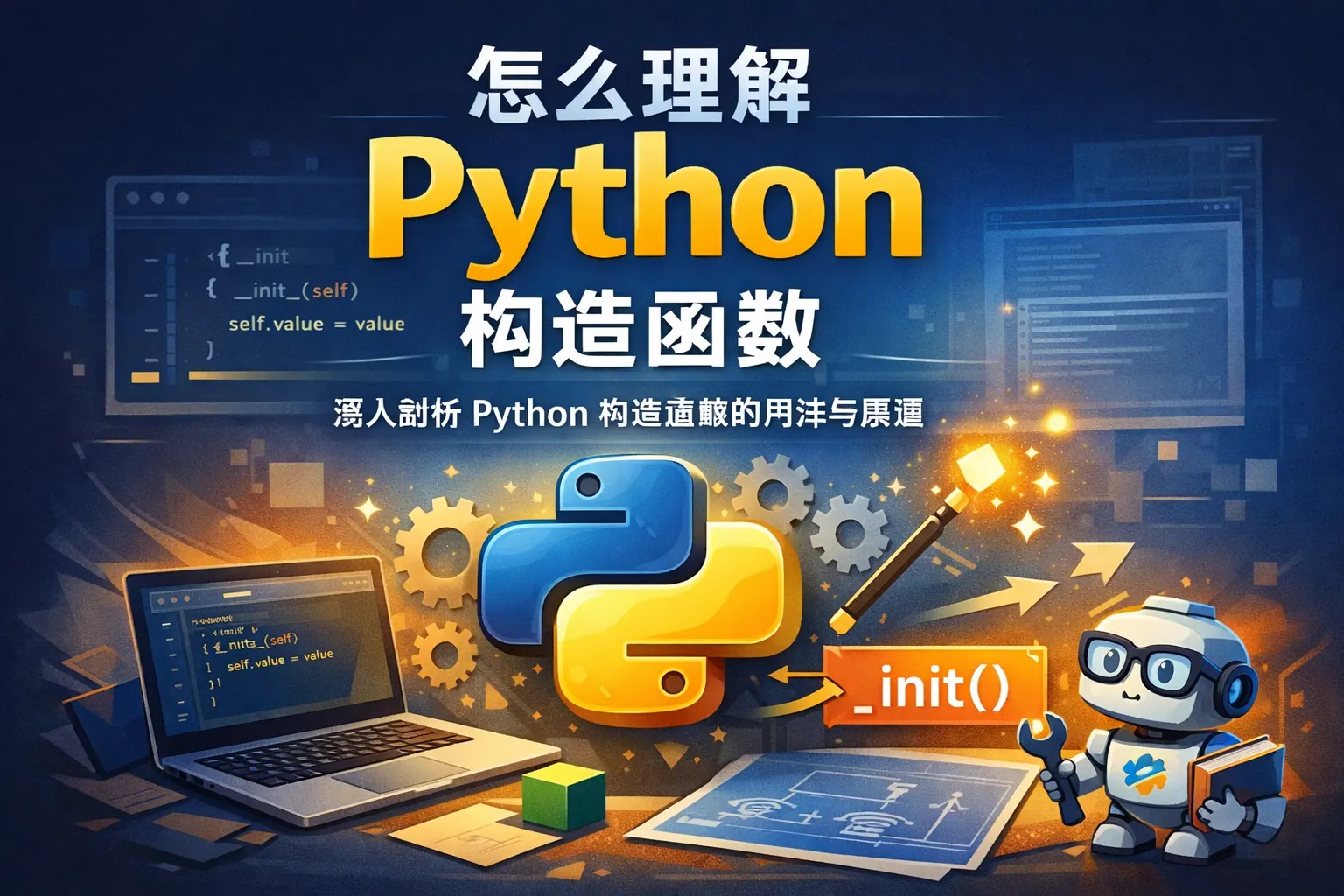 怎么理解python构造函数