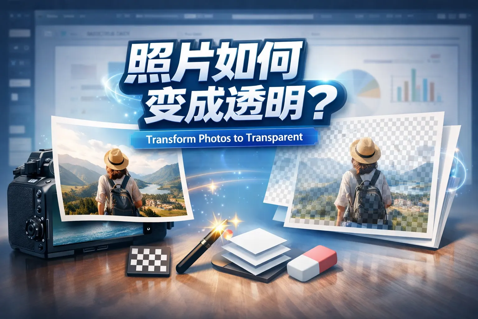 ppt照片如何变成透明