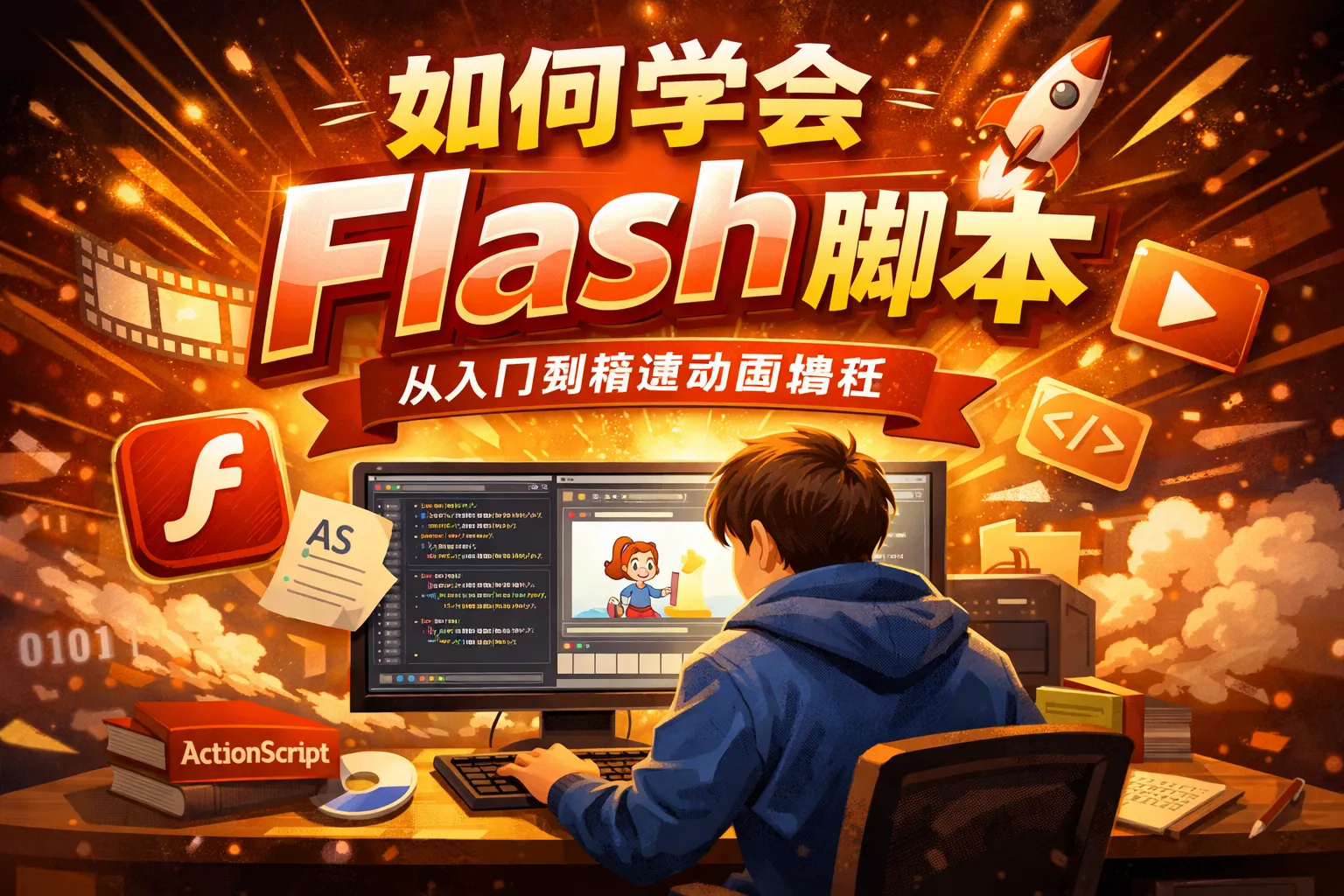 如何学会flash脚本