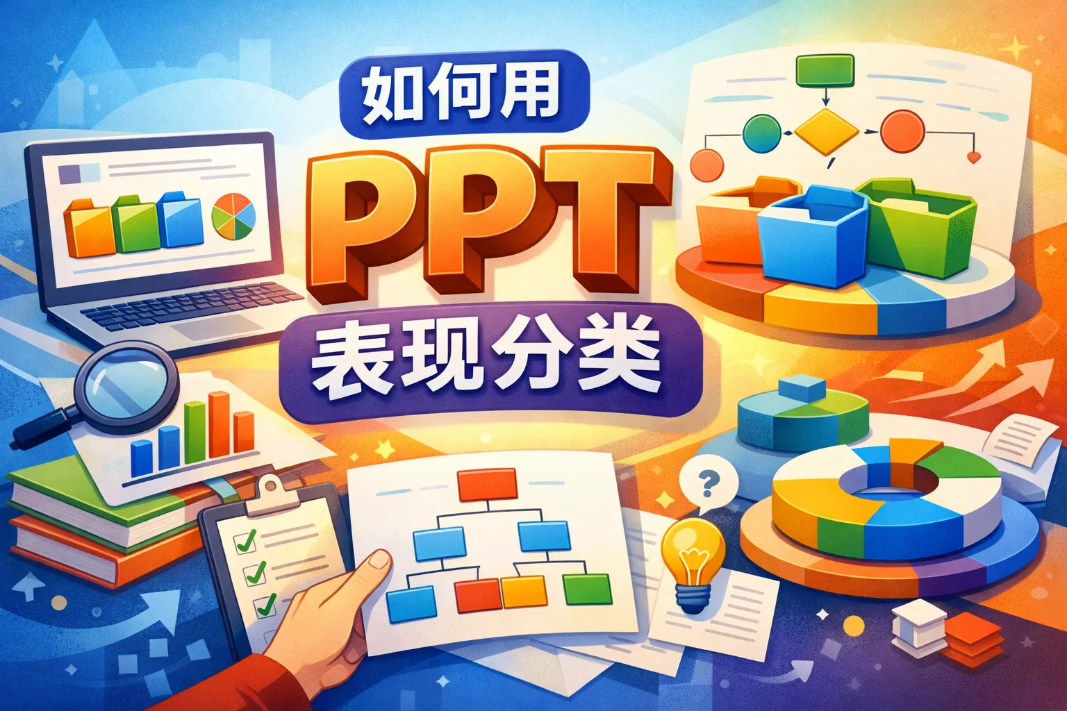 如何用PPT表现分类