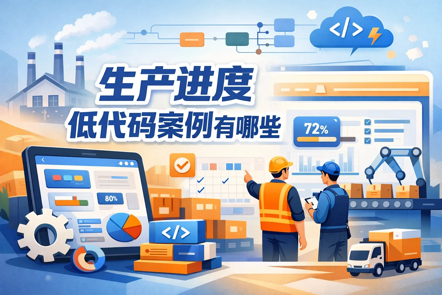 生产进度低代码案例有哪些