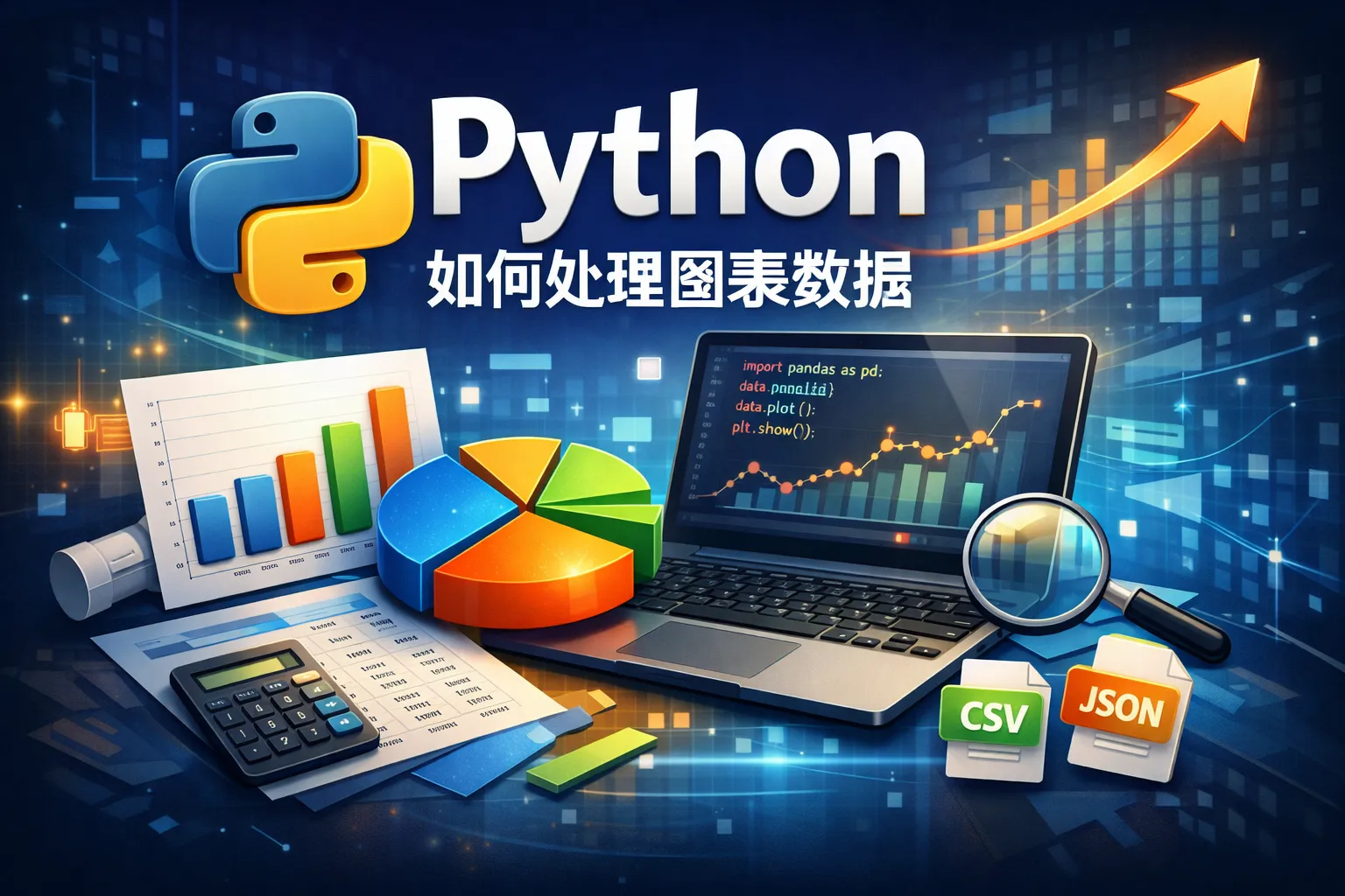 python如何处理图表数据