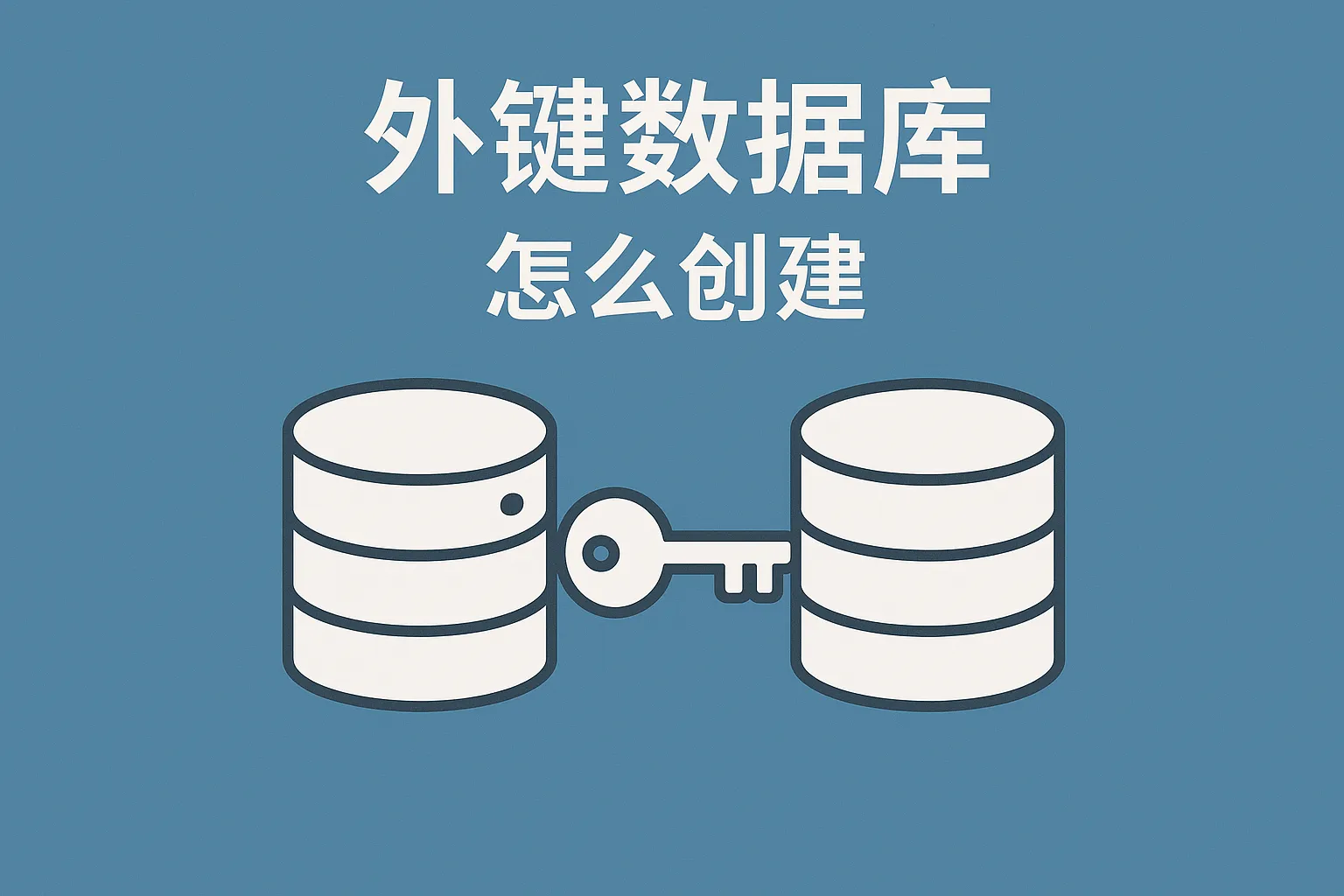外键数据库怎么创建