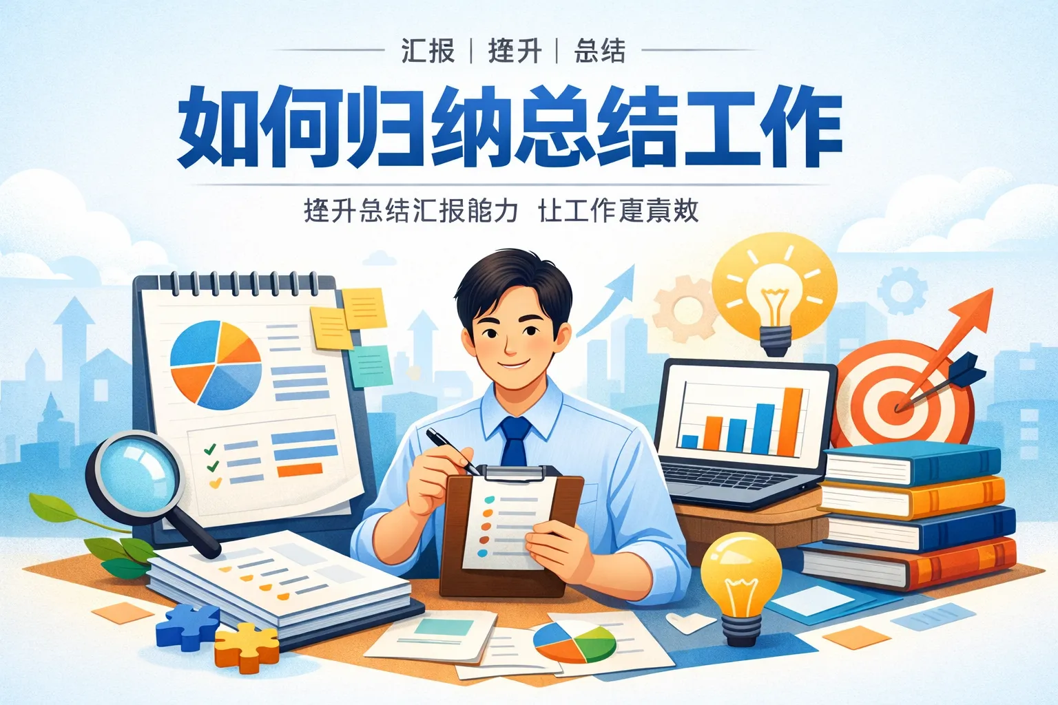 汇报如何归纳总结工作