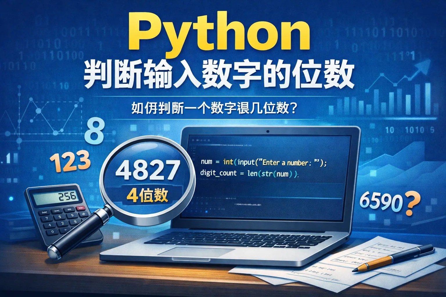 python判断输入数字的位数