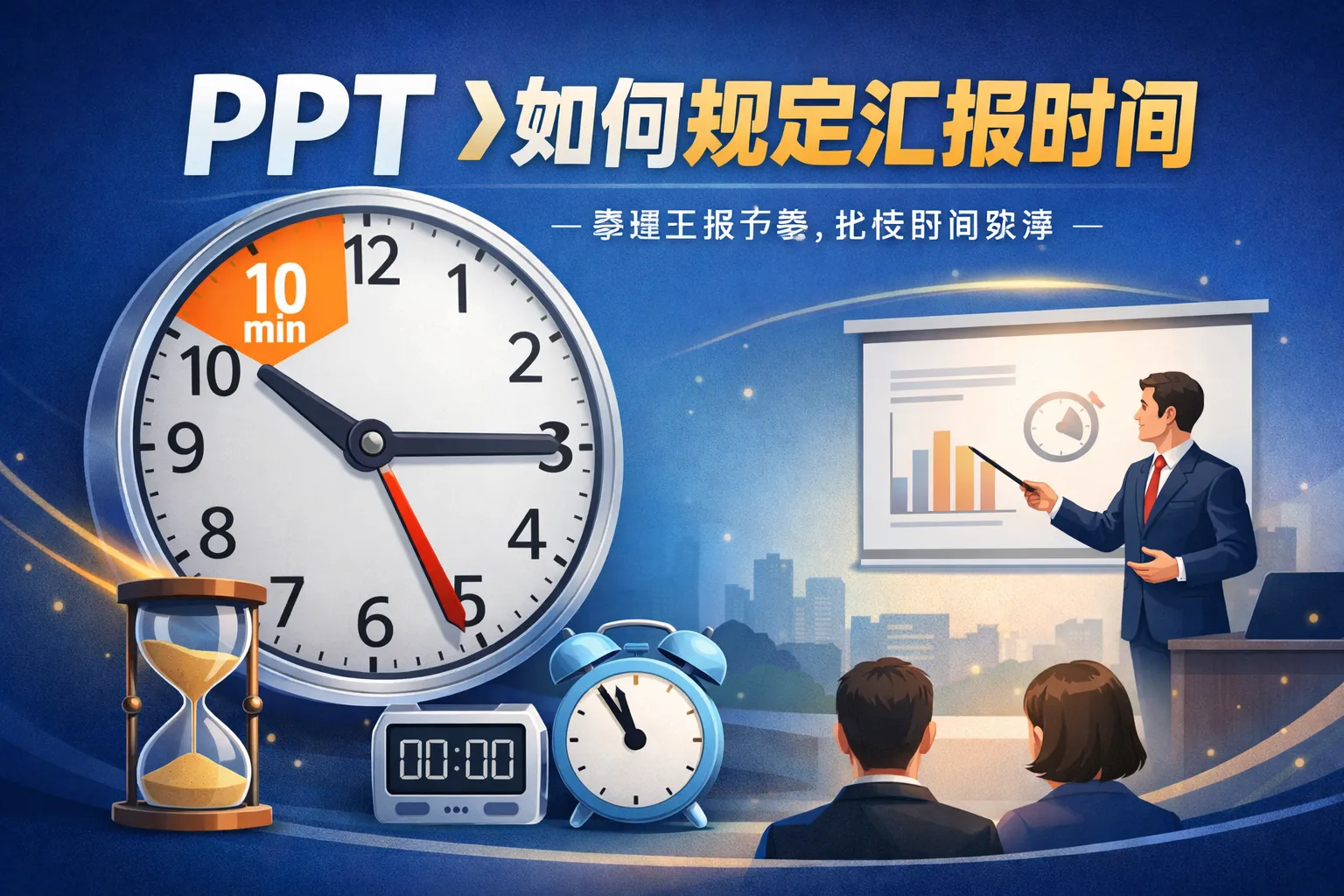 ppt如何规定汇报时间