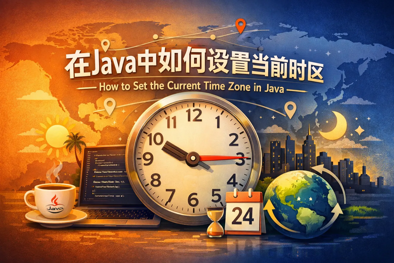 在java中如何设置当前时区