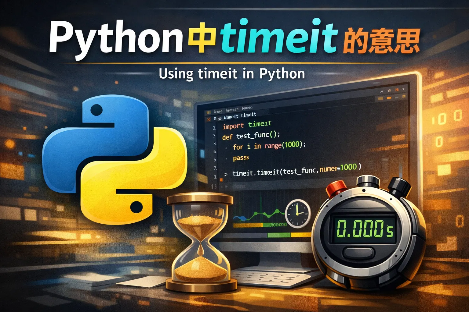 Python中timeit的意思