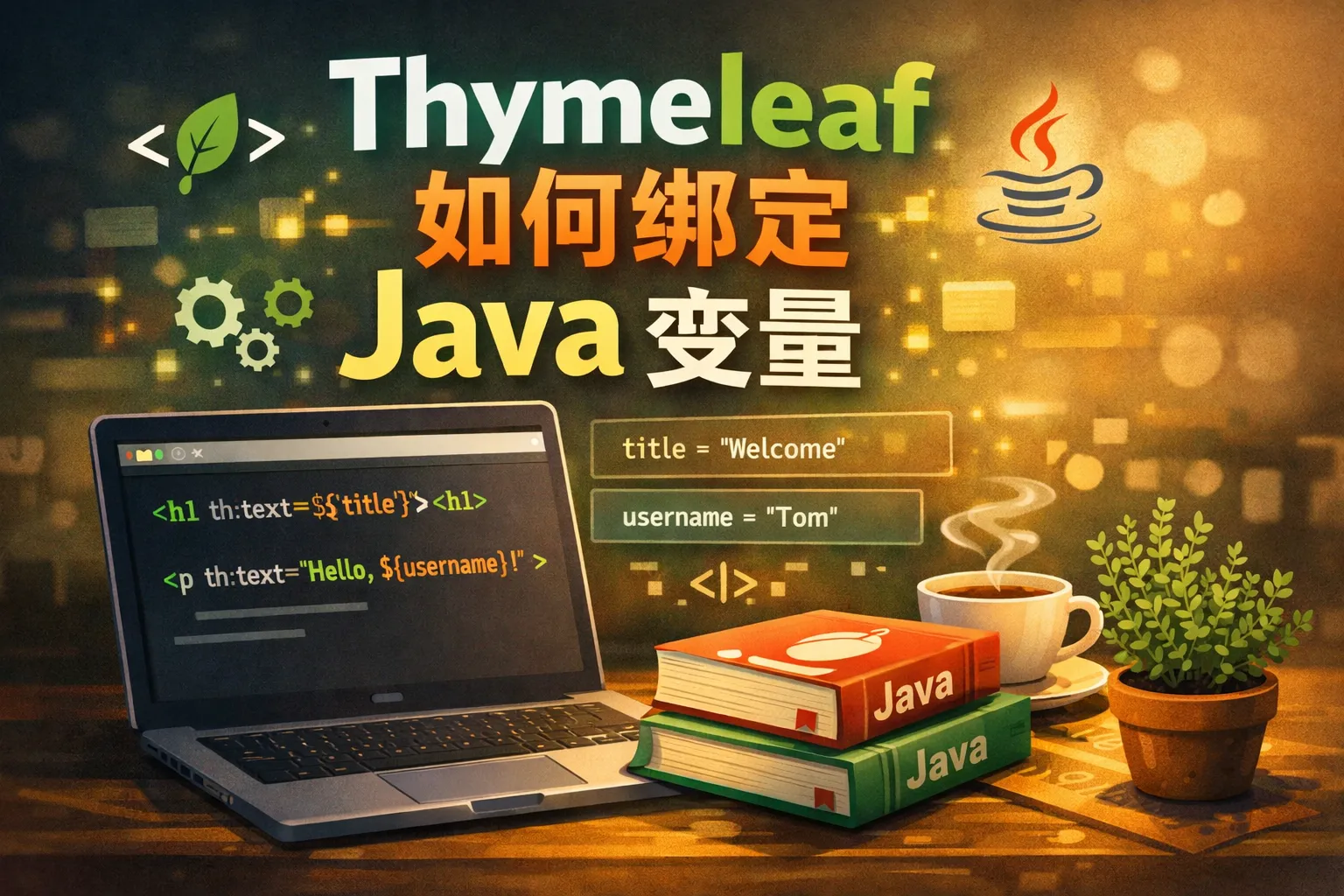 thymeleaf如何绑定java变量