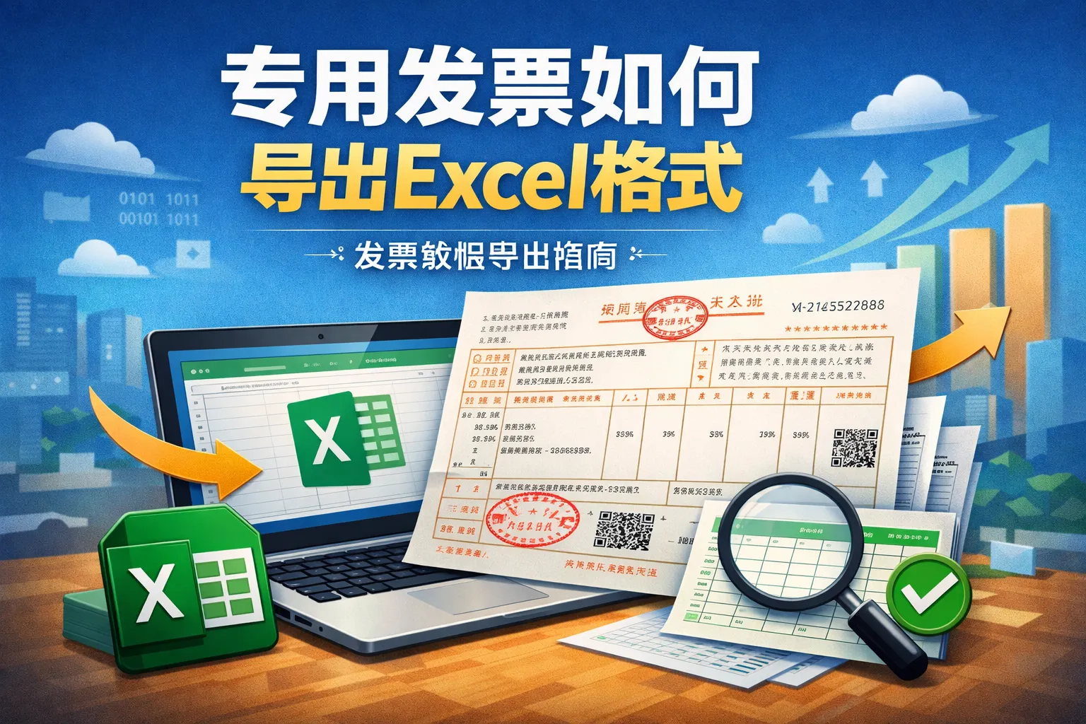 专用发票如何导出excel格式