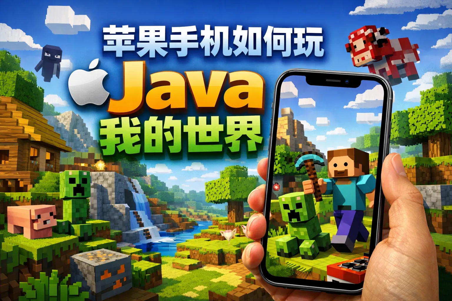 苹果手机如何玩java我的世界