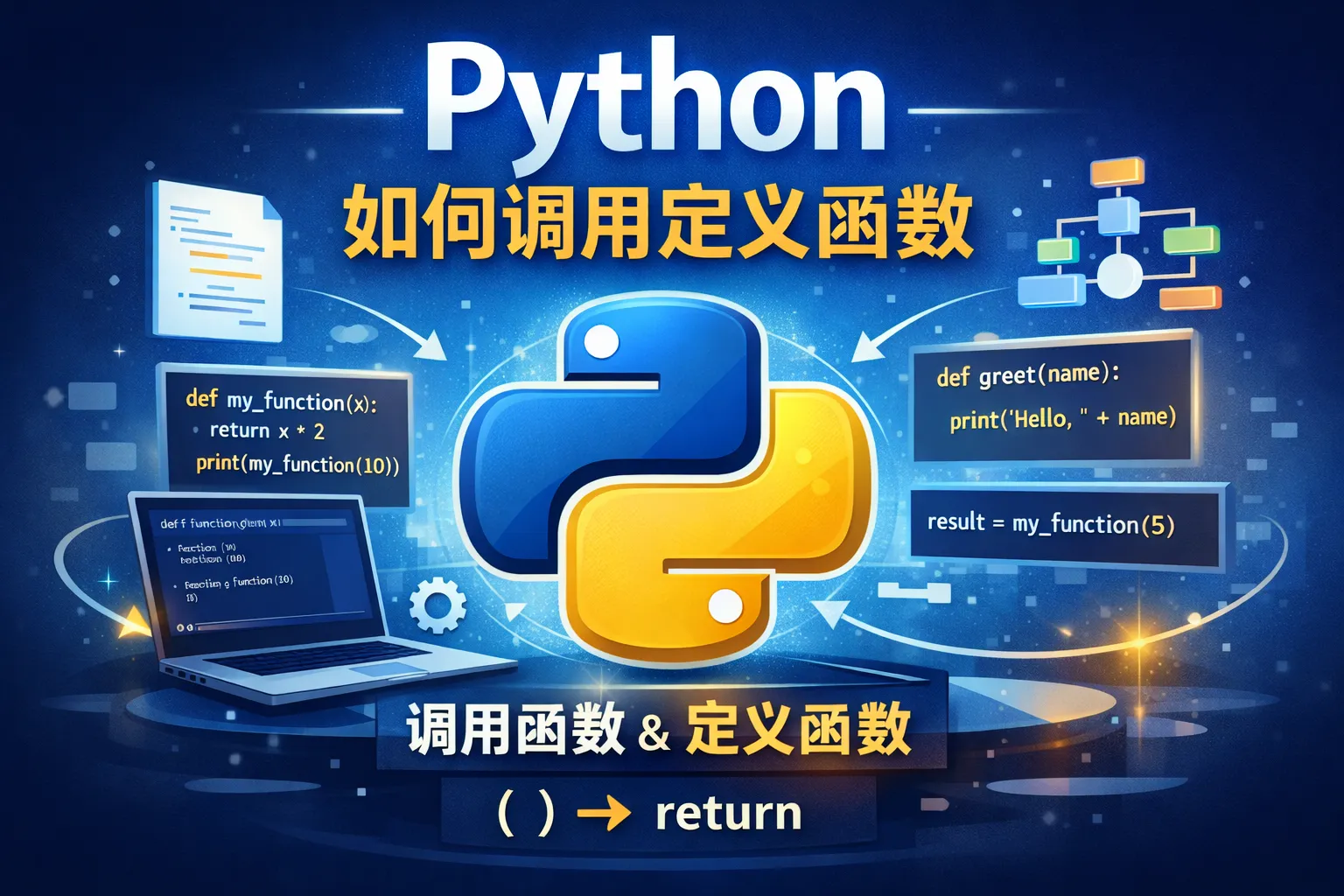 python如何调用定义函数