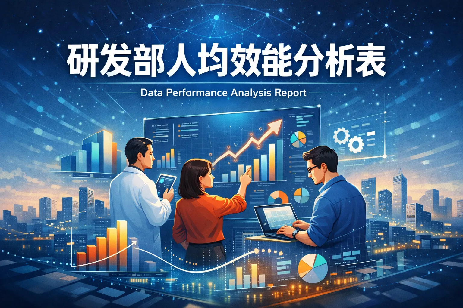 研发部人均效能分析表