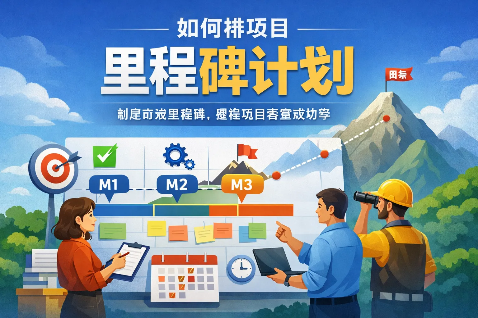 如何排项目里程碑计划