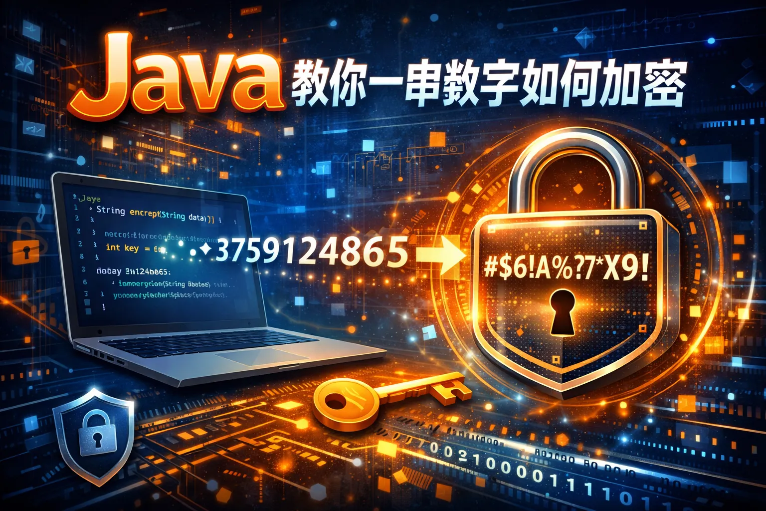 java给你一串数字如何加密