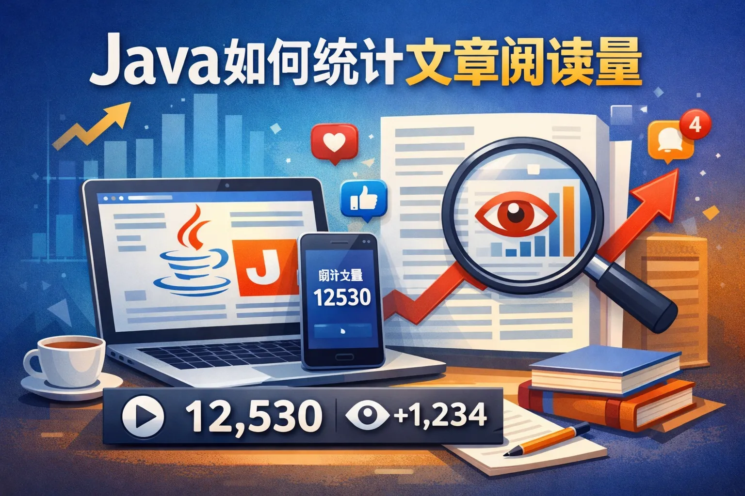 java如何统计文章阅读量