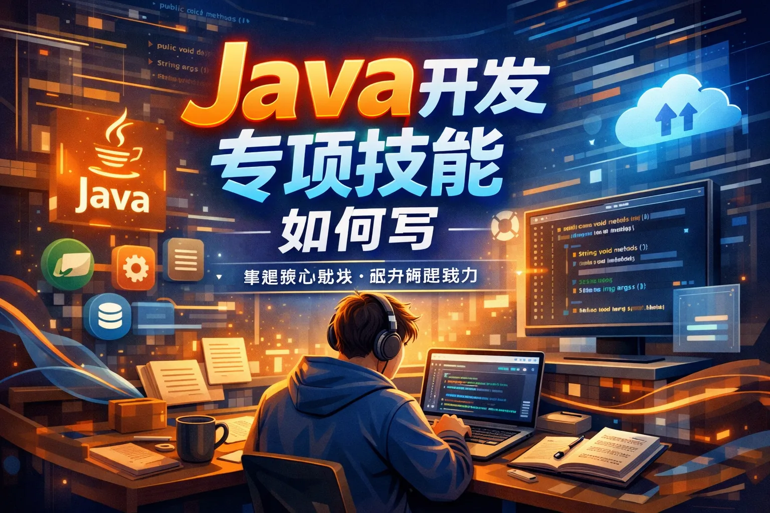 java开发专项技能如何写