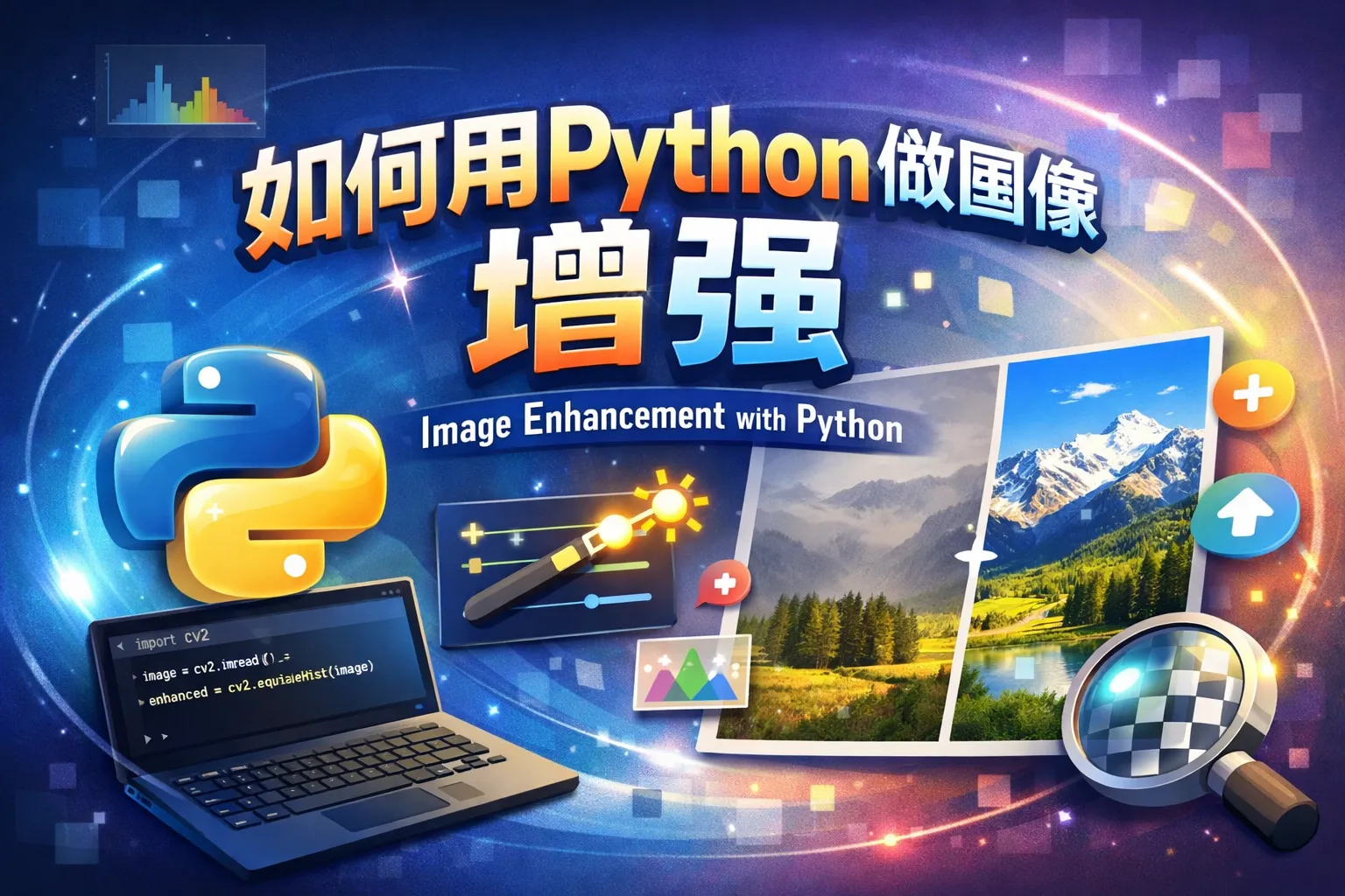 如何用python做图像增强
