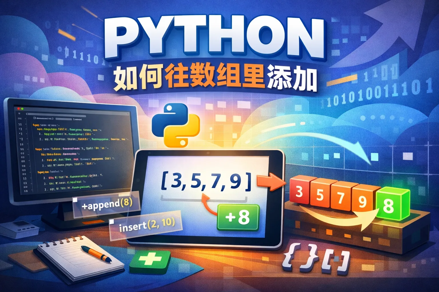 python如何往数组里添加