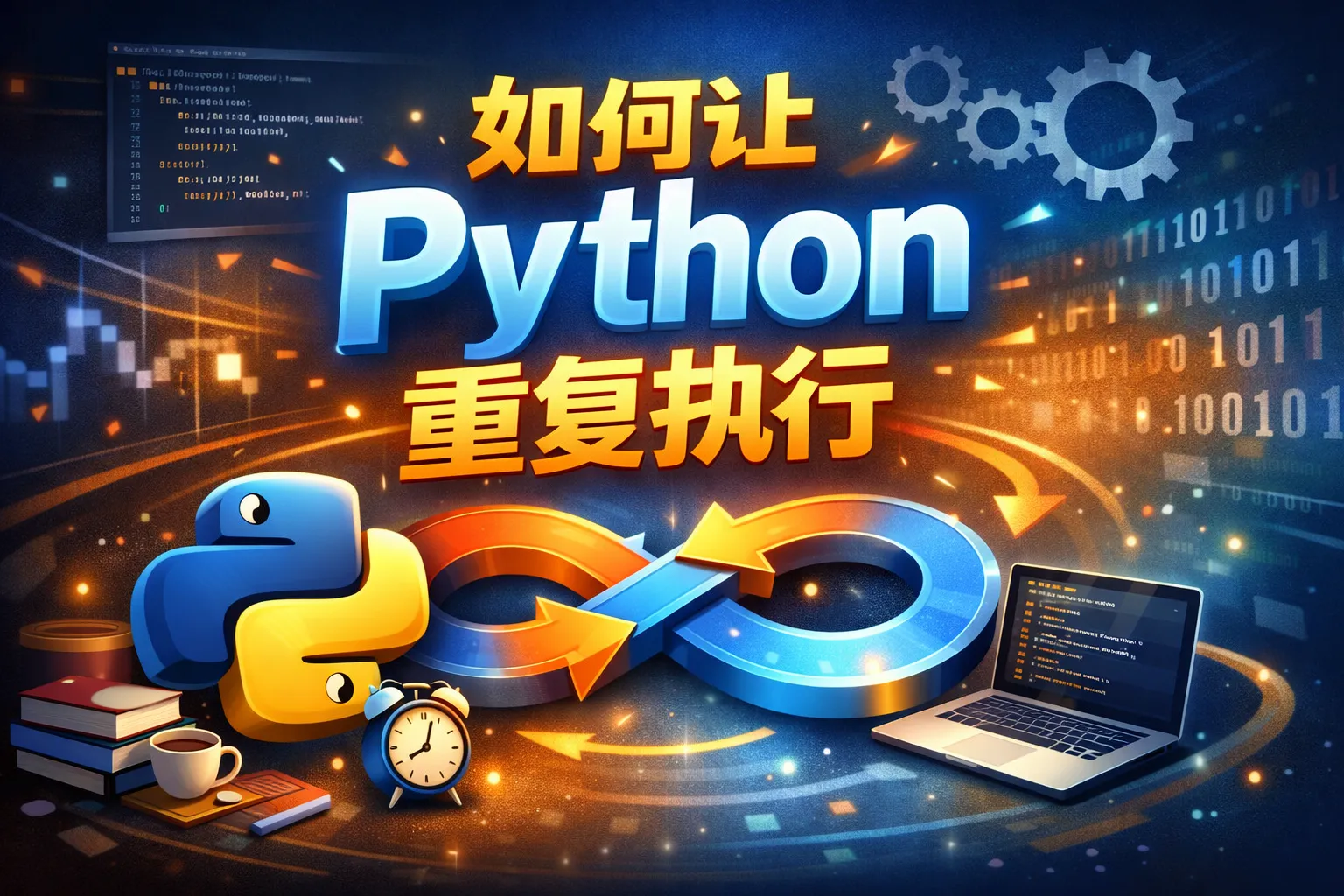 如何让python重复执行