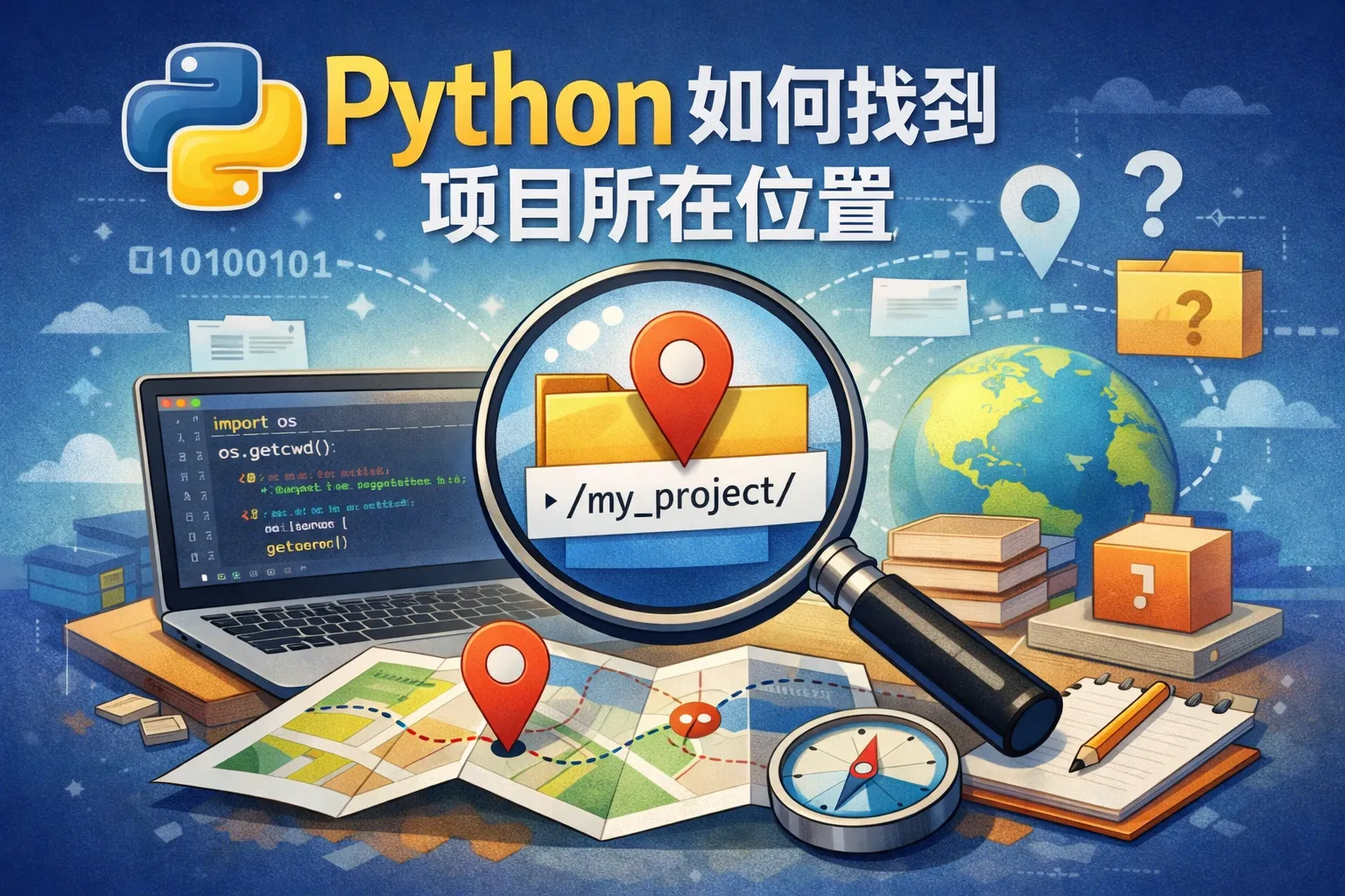 python如何找到项目所在位置