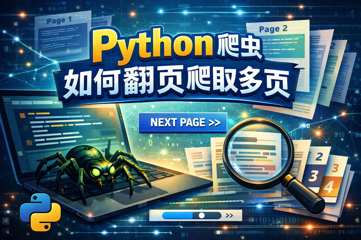 python爬虫如何翻页爬取多页