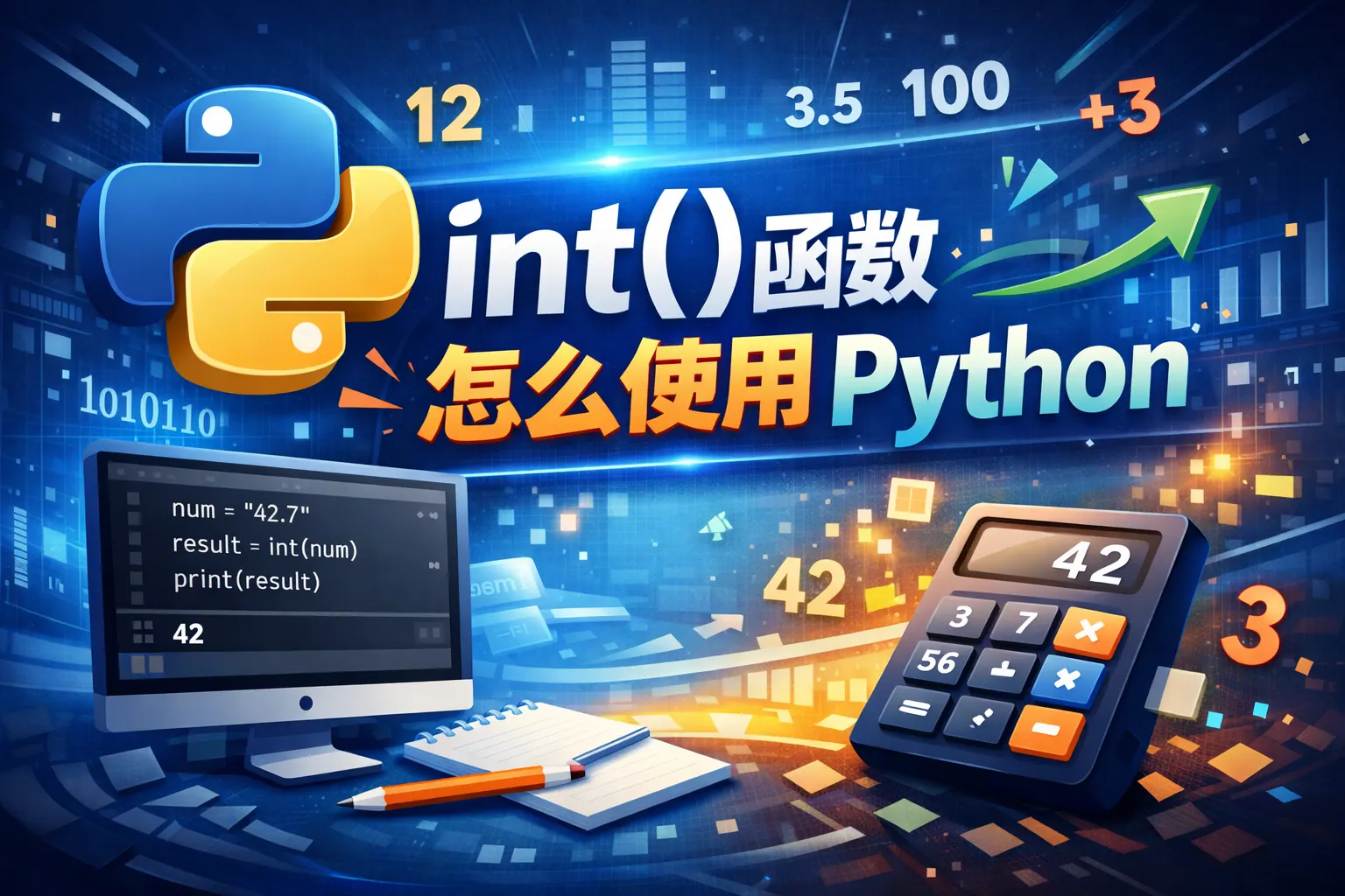 int函数怎么使用python